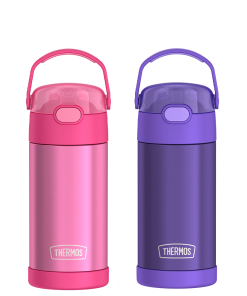 12oz FUNtainer® Water Bottles Pink & Purple Bundle