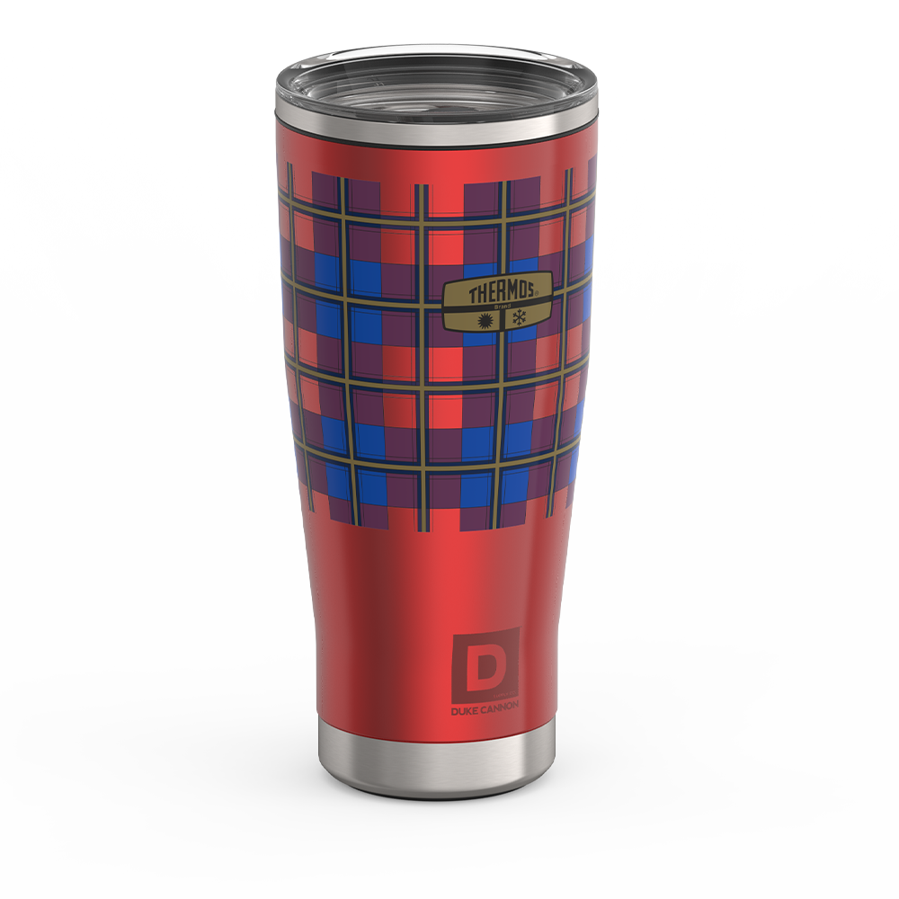 IS1156DCRP_ICON_18oz_Tumbler_DukeCannon_RedPlaid_ISO_PDP_c93558f5-cfd6-4ded-91de-f83d857bd5a6.png