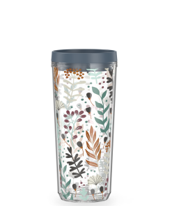 24oz Double Wall Tumbler Whimsical Leaves